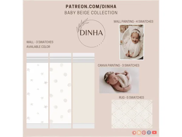 Alpha Baby Beige Collection - The Sims 4 Custom Content