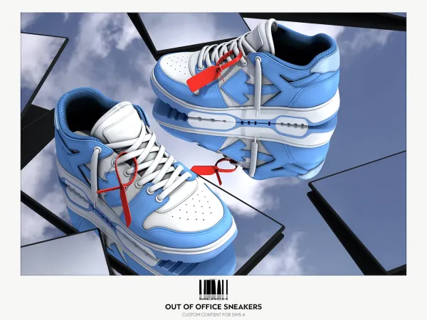 Alpha MERCH Out of Office Sneakers - The Sims 4 Custom Content