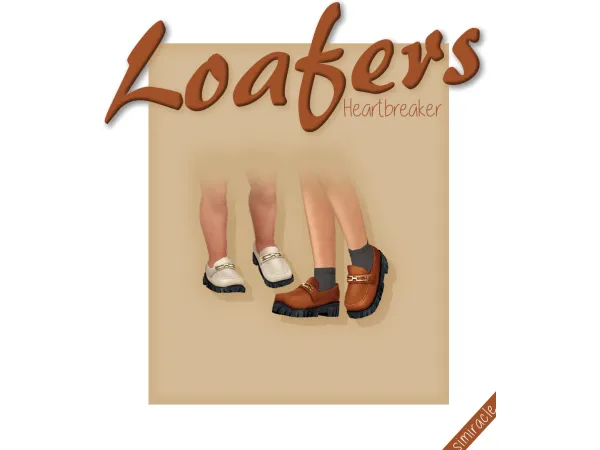 Maxis Match Trillyke Heartbreaker Loafers - The Sims 4 Custom Content