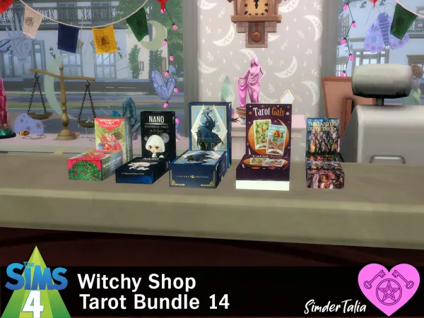 Alpha Witchy Shop Tarot Bundle 14 - The Sims 4 Custom Content
