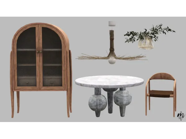 Pinkboxdesign AnYe Vichada Set - The Sims 3 Custom Content
