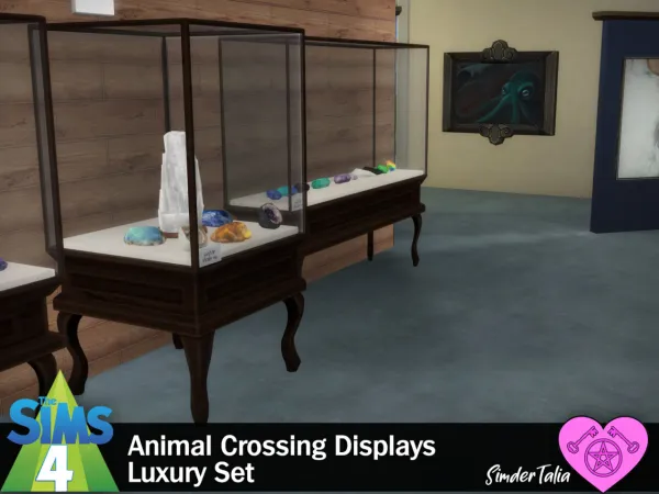 Maxis Match Animal Crossing Displays Luxury Set - The Sims 4 Custom Content