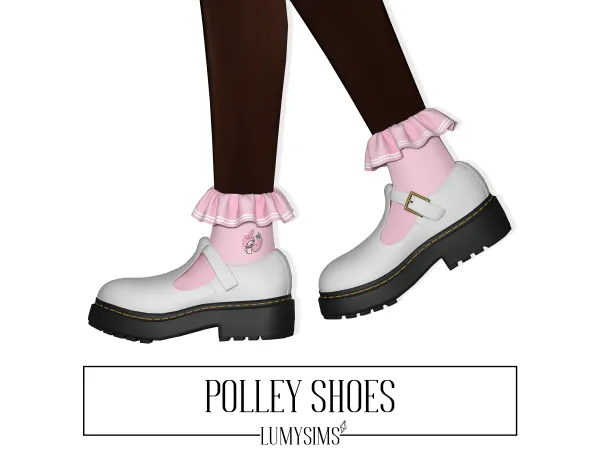 Alpha POLLEY SHOES - The Sims 4 Custom Content