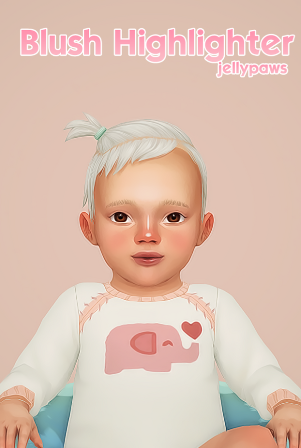 Mix Blush Highlighter by simsfinds - The Sims 4 Custom Content