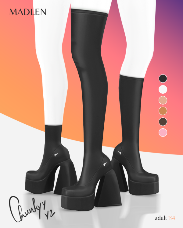 Maxis Match Chunkyy Set v2 by madlensims - The Sims 4 Custom Content