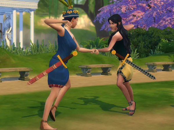 Maxis Match Manthos Sword by KyriaT - The Sims 4 Custom Content
