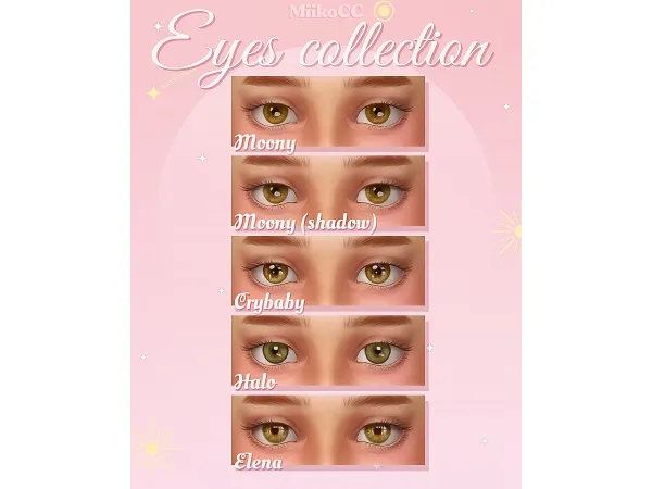 Maxis Match Eyes infant update by Miiko - The Sims 4 Custom Content
