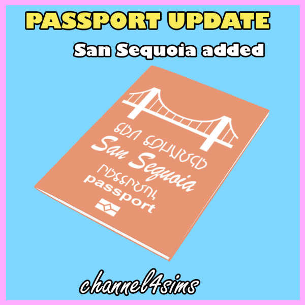 Maxis Match Passport Update San Sequoia by simsfinds - The Sims 4 Custom Content