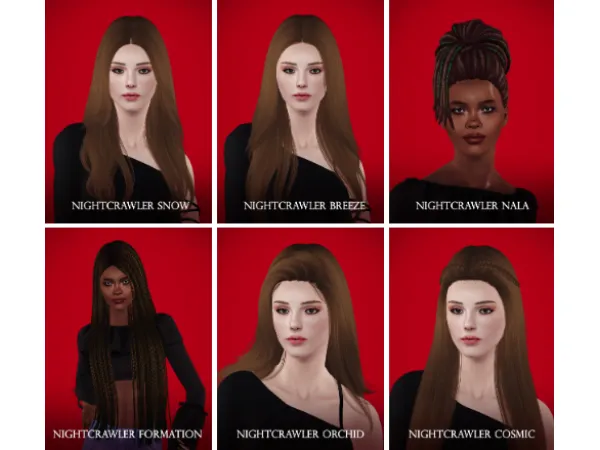 Nightcrawlers set of edited mesh - The Sims 3 Custom Content