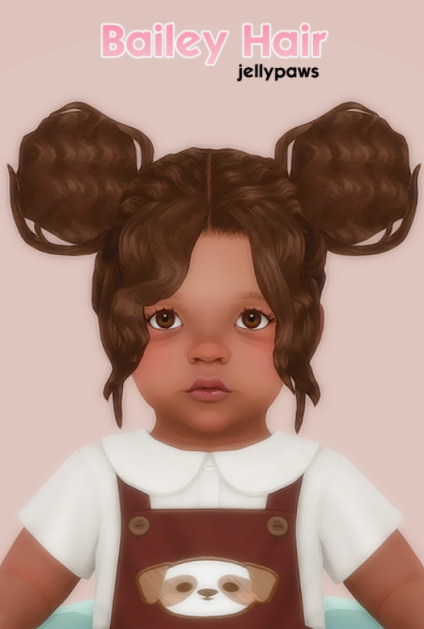 Maxis Match Bailey Hair For Infants by simsfinds - The Sims 4 Custom Content