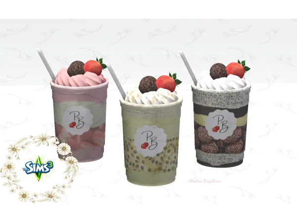Sweet Cup 001 - The Sims 3 Custom Content