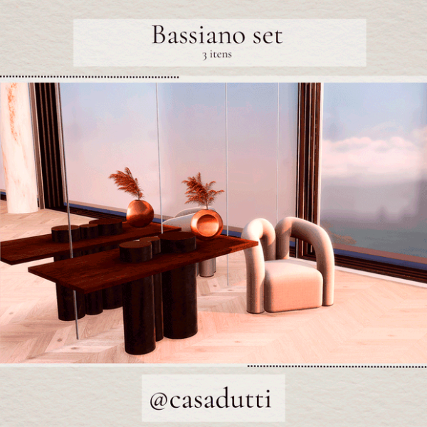 Alpha Bassiano set by casadutti - The Sims 4 Custom Content
