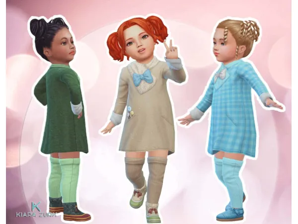 Maxis Match Winter Coat Animal Pockets for Toddlers - The Sims 4 Custom Content