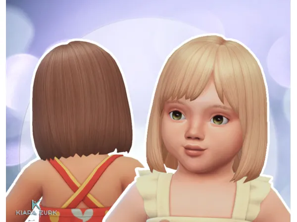 Maxis Match Bob Straight Bangs for Infants - The Sims 4 Custom Content