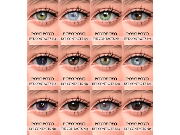 EYE CONTACTS N4-15 Infant update by PoyoPoyo