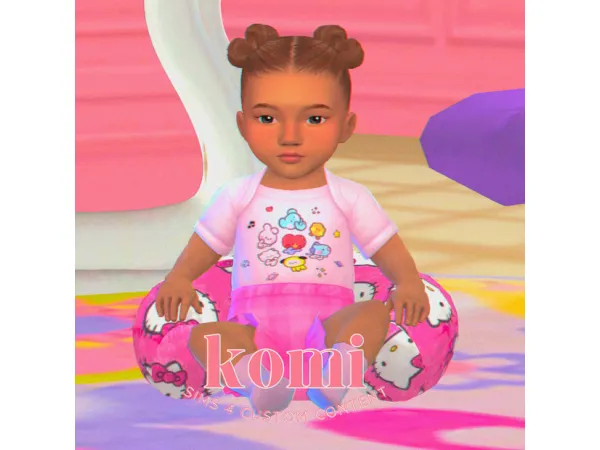 Maxis Match BT21 RUFFLE RECOLOR by KOMISIMS - The Sims 4 Custom Content