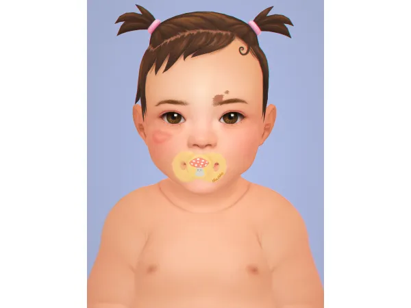 CONTACTS 101 as DEFAULT \ INFANTS eyebrows #68-71 🐰 by sims3melancholic