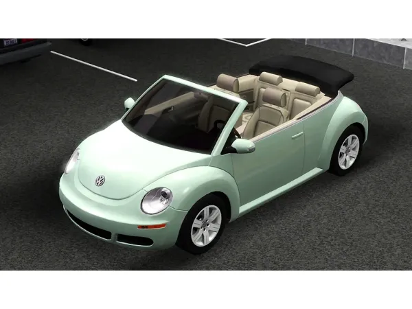 2009 Volkswagen New Beetle Convertible - The Sims 3 Custom Content