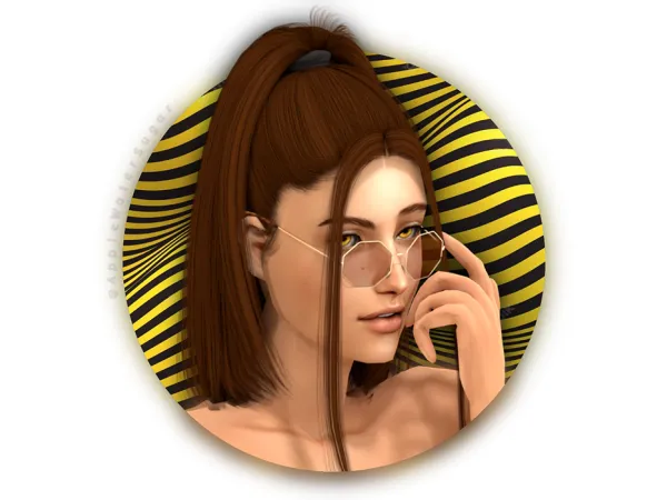 4t2 MACHINE Octangular Glasses by pralinesims - The Sims 2 Custom Content