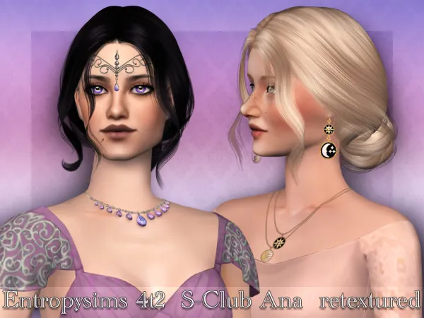 4t2 S Club Ana retextured - The Sims 2 Custom Content
