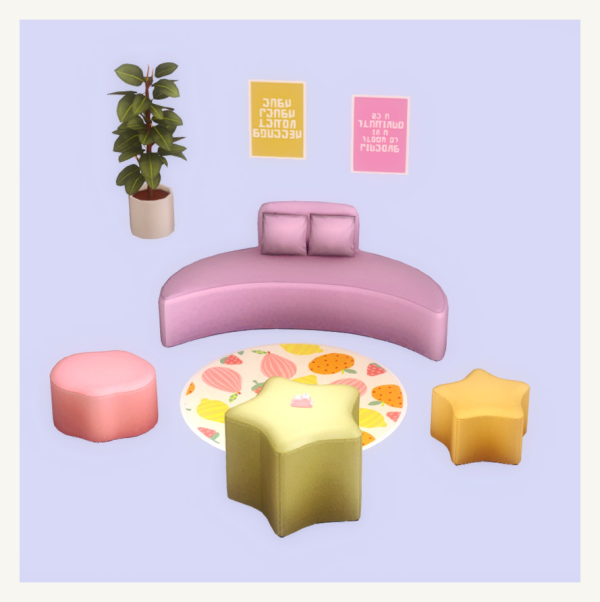 sky seating by simsfinds - The Sims 2 Custom Content