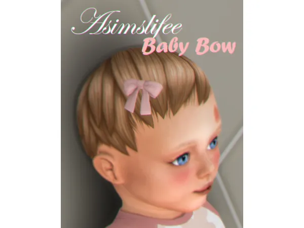 Maxis Match Baby Bow - The Sims 4 Custom Content