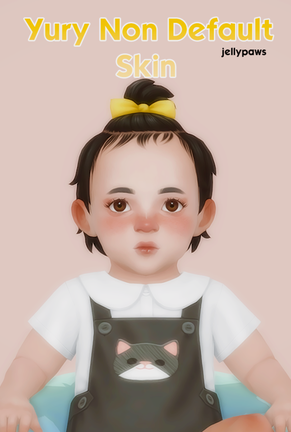 Maxis Match Yury Non Default Skin Converted by simsfinds - The Sims 4 Custom Content