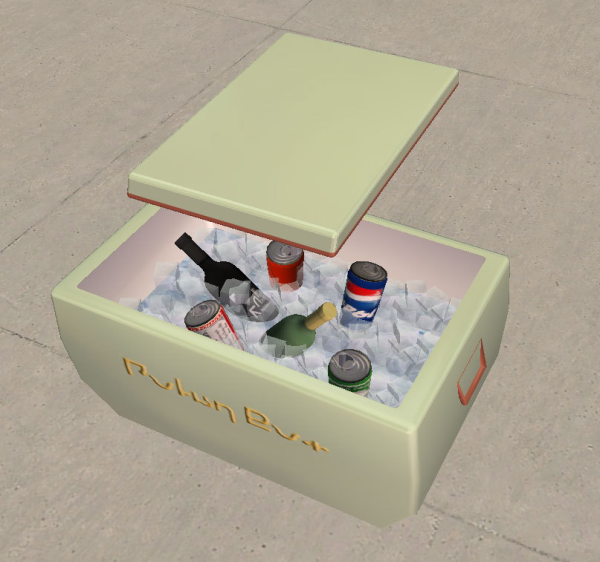 Polar Box Cooler for Functional by simsfinds - The Sims 2 Custom Content
