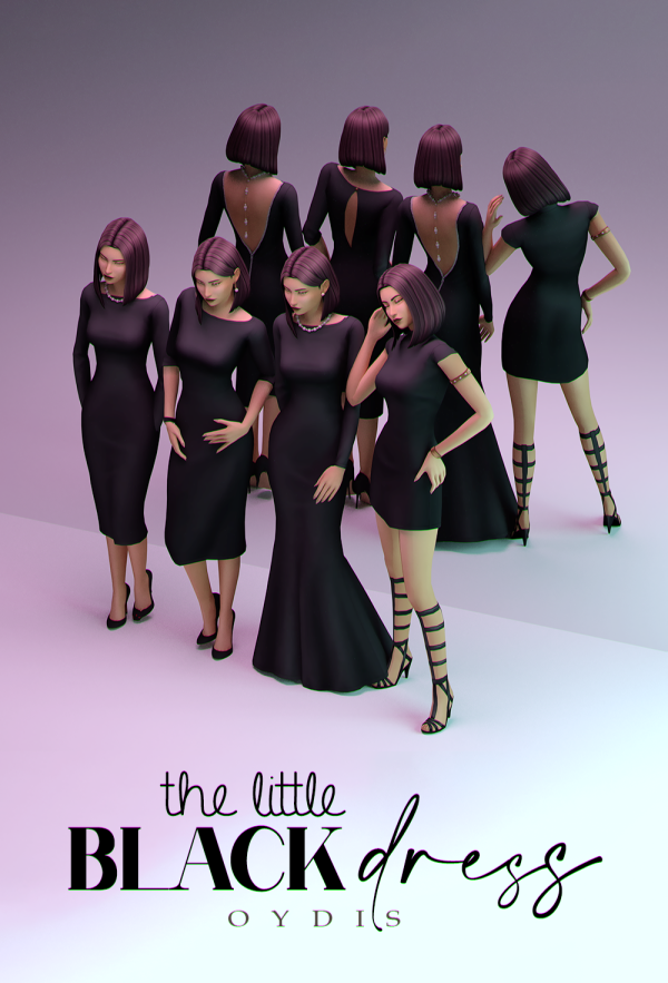 Maxis Match The Little Black Dress by simsfinds - The Sims 4 Custom Content