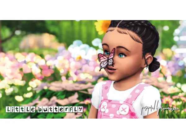 Mix Little butterfly by simmireen - The Sims 4 Custom Content