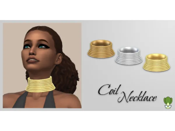 Maxis Match COIL NECKLACE SIMS 4 by simsfinds - The Sims 4 Custom Content