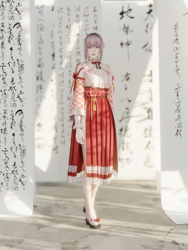 Alpha DOWNLOAD DOAXVV Love Letter Maiden by simsfinds - The Sims 4 Custom Content