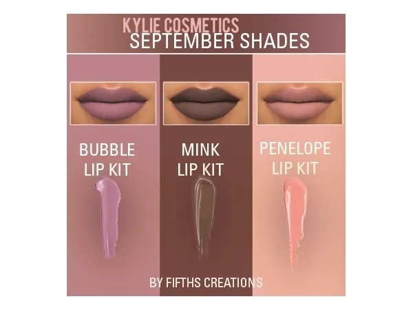 Mix Kylie september shades - The Sims 4 Custom Content