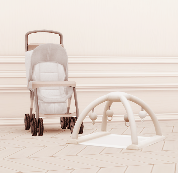 Maxis Match sad beige baby playmat by simsfinds - The Sims 4 Custom Content