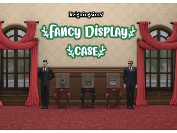 Maxis Match Fancy Display Case by Reigningsims - The Sims 4 Custom Content
