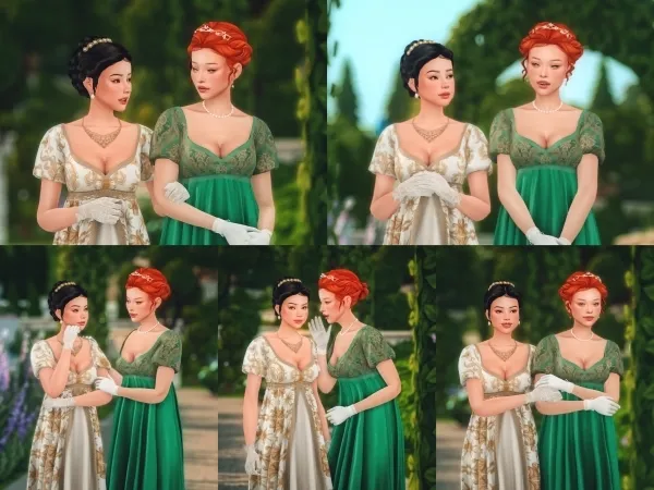 Mix A Walk in 1813 Pose Pack - The Sims 4 Custom Content