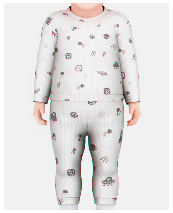 Alpha Lion Sweater Pants (Infants) by plbsims - The Sims 4 Custom Content