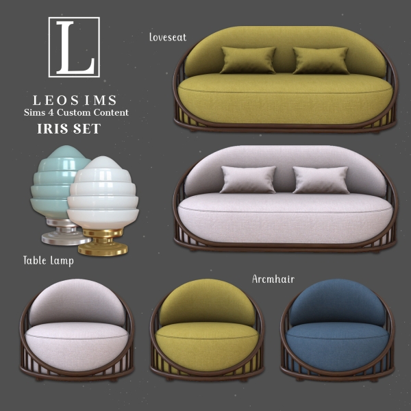 Alpha Iris Set by leosims4cc - The Sims 4 Custom Content