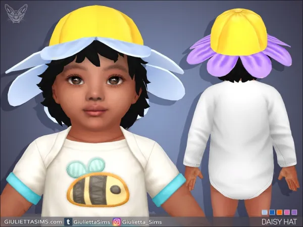 Mix DAISY HAT FOR TODDLERS - The Sims 4 Custom Content
