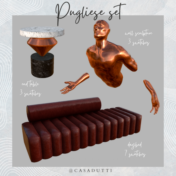 Alpha Pugliese set by casadutti - The Sims 4 Custom Content
