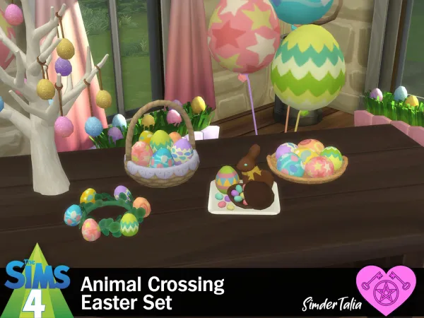 Maxis Match Animal Crossing Easter Set - The Sims 4 Custom Content
