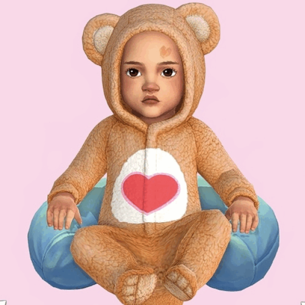 Maxis Match CareBear Onesies by simsfinds - The Sims 4 Custom Content