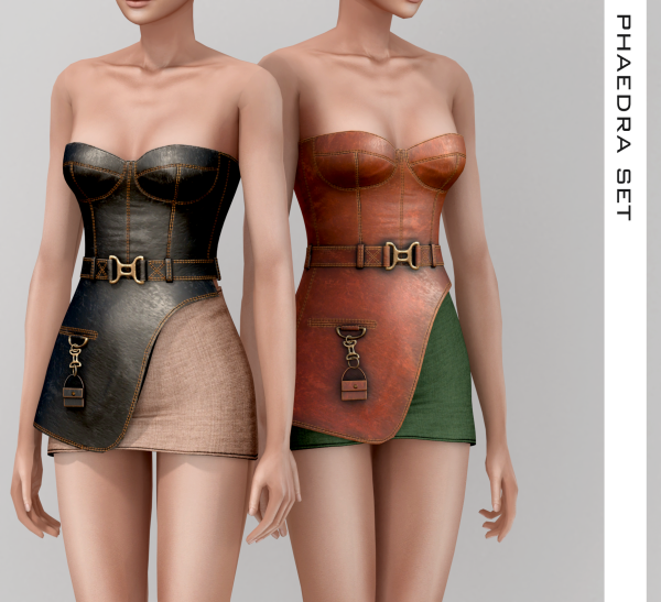 Alpha Phaedra Set by simsfinds - The Sims 4 Custom Content
