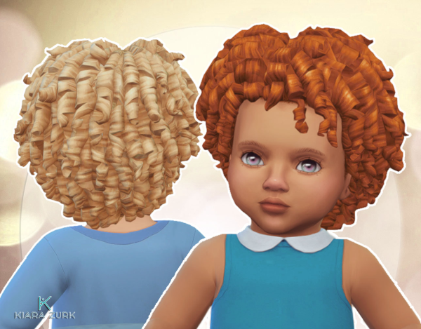 Maxis Match Tight Curls for Infants by simsfinds - The Sims 4 Custom Content