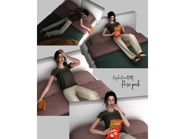 Alpha POSES SAD - The Sims 4 Custom Content