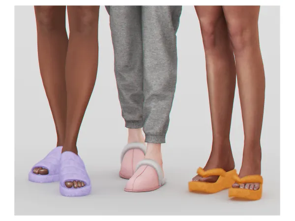 Alpha 42228118519311 Warm Slippers Set 42228118519311 by BackTrack - The Sims 4 Custom Content