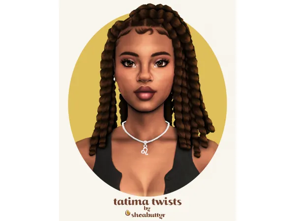 Maxis Match tatima twists by sheabuttyr - The Sims 4 Custom Content