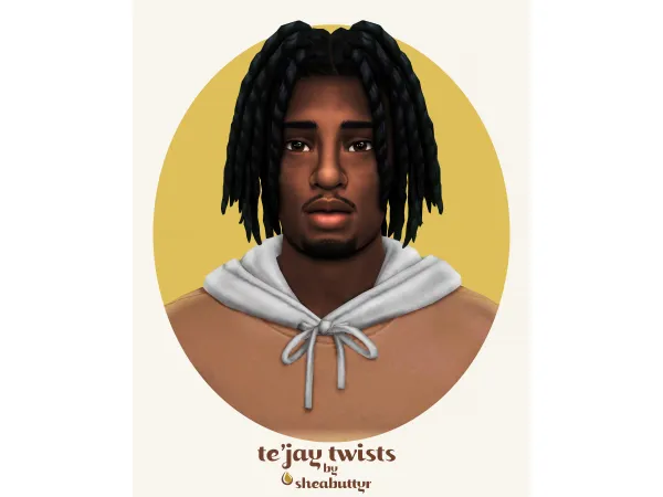 Maxis Match te'jay twists by sheabuttyr - The Sims 4 Custom Content