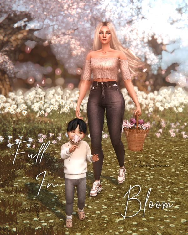 Mix ParisSimmer x Simmireen collab Full in Bloom by simsfinds - The Sims 4 Custom Content