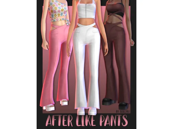 Maxis Match After Like Pants - The Sims 4 Custom Content